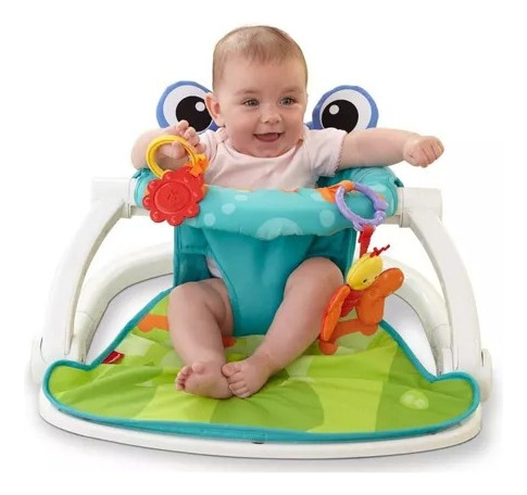 Fisher Price Asiento Para Bebes Rana Azul Sit Me Up