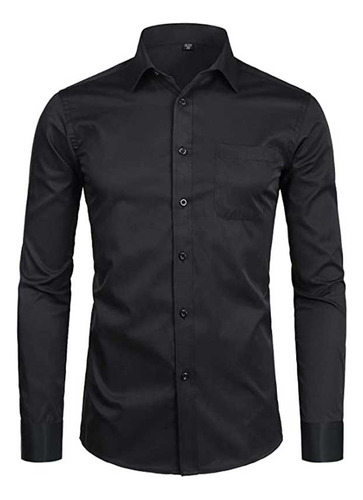 Camisa De Vestir Ajustada Para Hombre Camisa De Marca De Ma