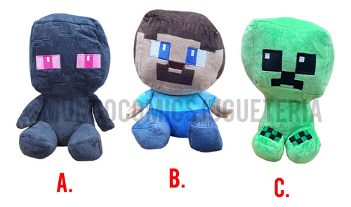 Peluches De Personajes De Minecraft De 20cm