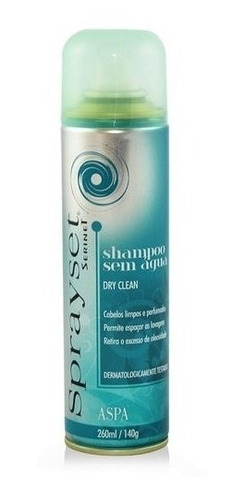 Shampoo A Seco Dry Clean Sprayset - Aspa Cosméticos - 260ml