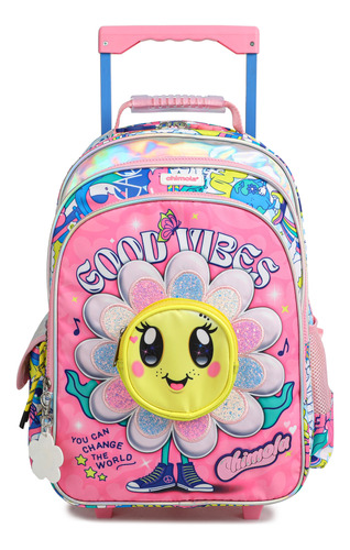 Mochila Con Carro 16 Pulgadas Estrellita Infantil Chimola