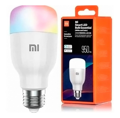 Lâmpada Xiaomi Mi Inteligente Rgb Led Smart Bulb Essential