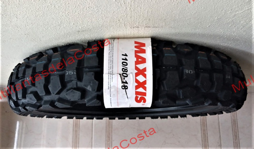 Llanta 110/80-18 Maxxis M6034 Doble Proposito + 12 Meses