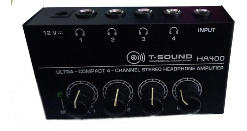 Imagen 3 de 8 de Amplificador De Auriculares Ha-400