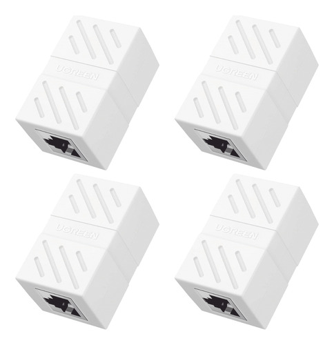 4 Modulos Acopladores Ugreen Ethernet Rj45-rj45 Blanco 20311