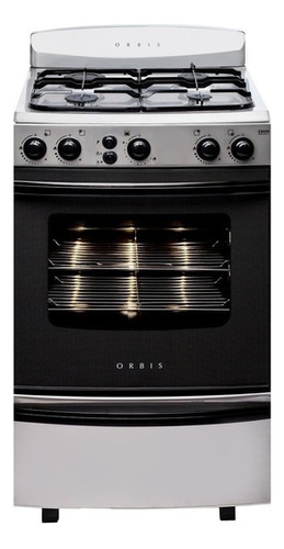 Cocina A Gas Orbis 958ac3 Acero Inoxidable 55cm