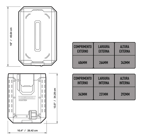 Organizador Com Bandeja E Divisorias Stacktech Toughbuilt