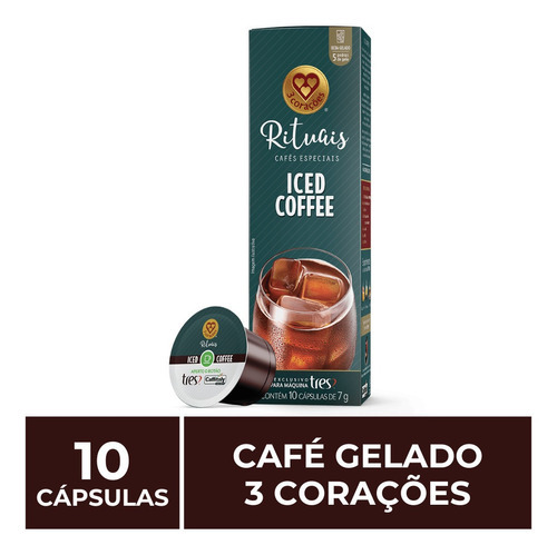 10 Cápsulas Três Corações®, Café Iced Coffee