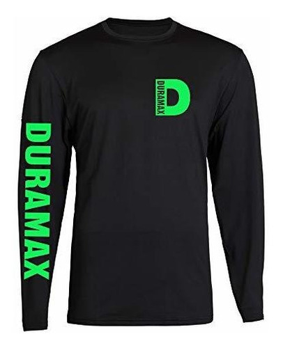 Duramax Design Color Negro Camiseta De Manga Larga Unisex S-