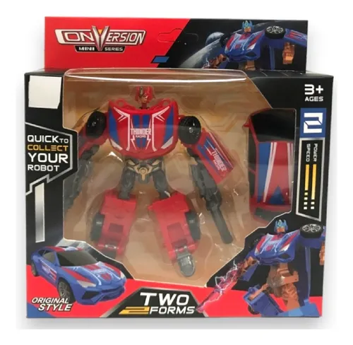 Robot Transformers Conversion Mini Series Rojo 8541