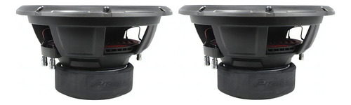 Kit 2: Subwoofer Pioneer TS-W3003d4, 12 pulgadas, 600 W, doble bobina, color negro