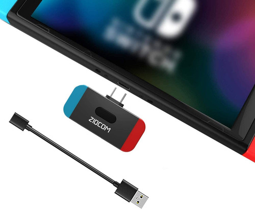 Adaptador Bluetooth Ziocom Para Nintendo Switch Lite Usb C