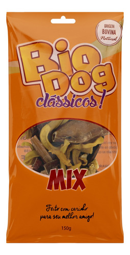 Petisco para Cães Mix Bio Dog Clássicos Pacote 150g