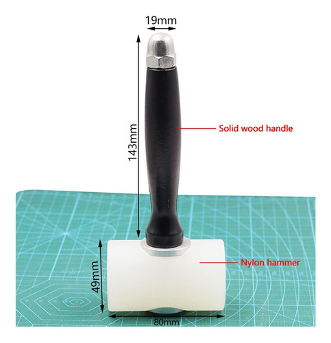 Martillo Para Tallar Cuero En Forma De T Hammer Make