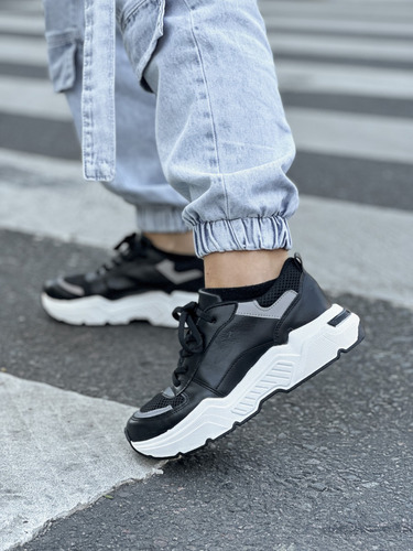 Zapatillas Sneaker Moda Mujer Plataforma Altas Bym Shoes