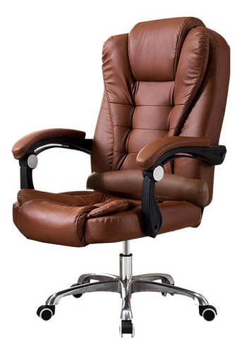 Silla Ejecutiva Miles Sin Apoyapies Marron / Sillon