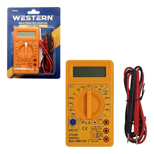 Multimetro Digital C Bip Western 979md