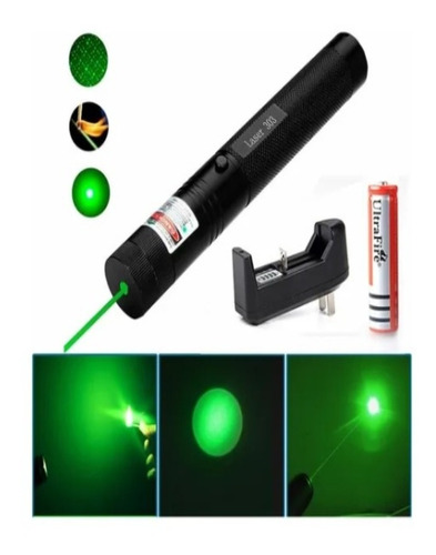 Puntero Laser Verde Astronómico Largo Alcance Recargable