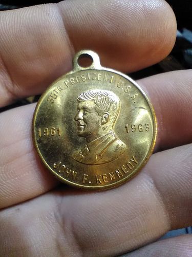 Medalla Vintage Jhon F. Kennedy Center Washington 1961 1963