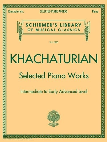 Obras De Piano Seleccionadas Schirmers Biblioteca De Clasico