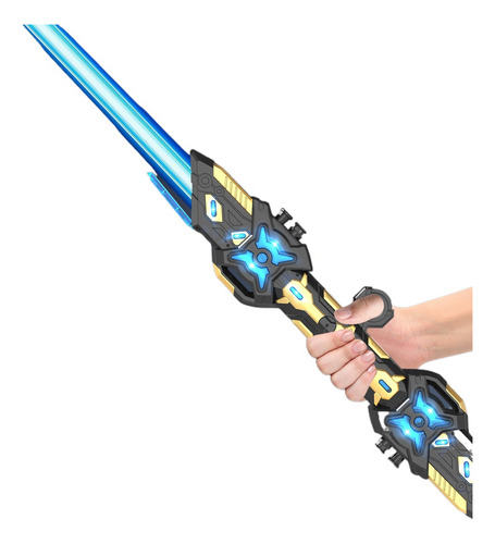 Juguetes Para Niños Telescópicos De Doble Cabeza Laser Sword Color Negro