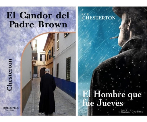 Lote X 2 Libros Chesterton Candor Padre + Hombre Fue Jueves