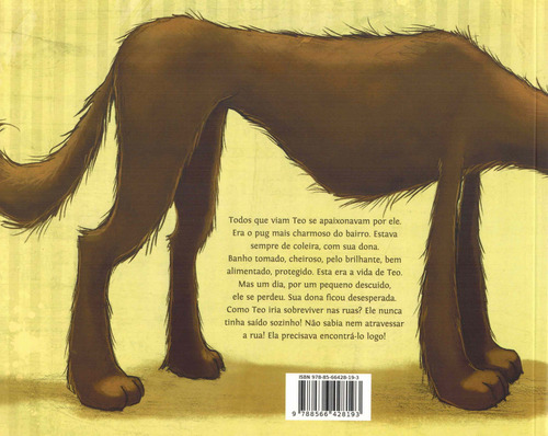 A história do pug Téo, de Nonn, Fabiola. Editorial Saber e Ler Editora Ltda, capa mole em português, 2014