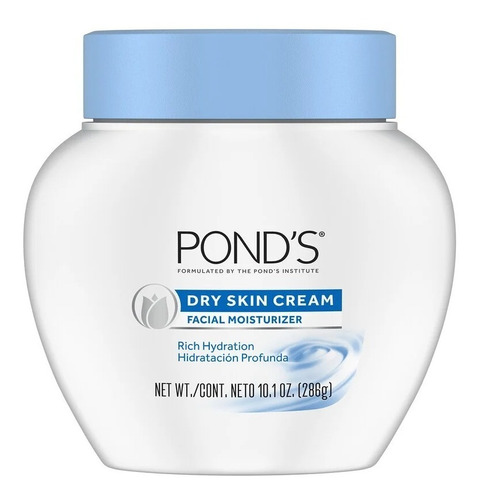 Pond's, Creme Para Pele Seca, Hidratante Facial, 286g Usa Tipo de pele Seca