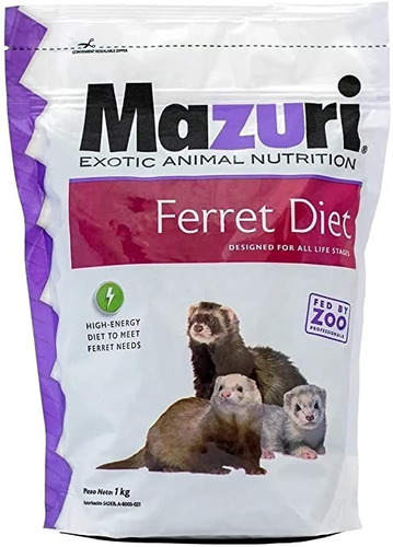 Comida Alimento Para Hurón Ferret Nutritivo Mazuri