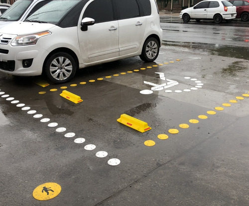 Kit Demarcación Discapacitado Grande Pyp No Pintura Vial