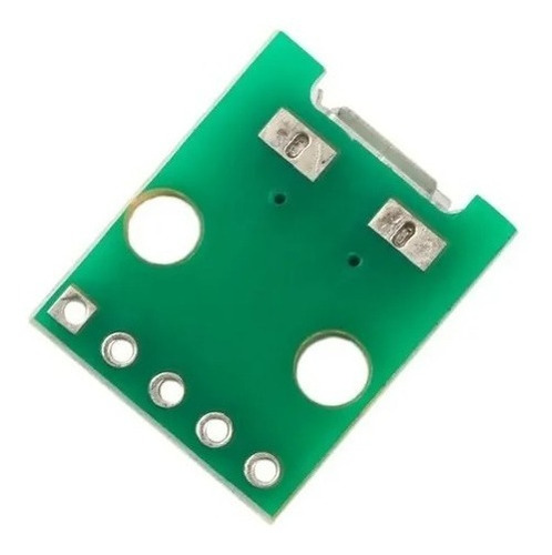 Módulo Conector Micro Usb Fêmea Dip Protoboard Fonte Arduino