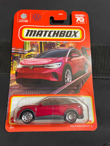 Matchbox Volkswagen Ev 4 44/100 2023 Roja