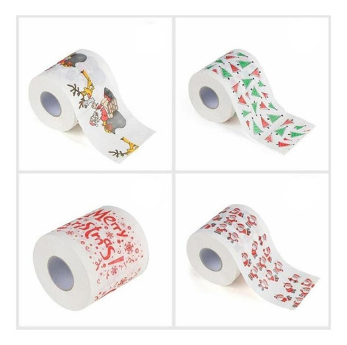 Papel Higiénico De - Papel Higiénico Navideño De 2 Papá