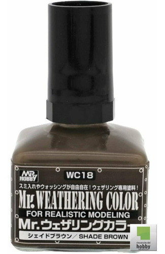 Imagen 1 de 2 de Mr Hobby Mr. Weathering Color Shade Brown Wc18 Rdelhobby Mza