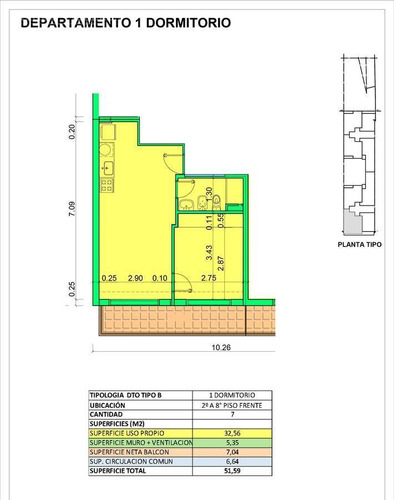 Imagen 4 de 4 de San Luis 2100 - 1 Dormitorio En Venta En Rosario