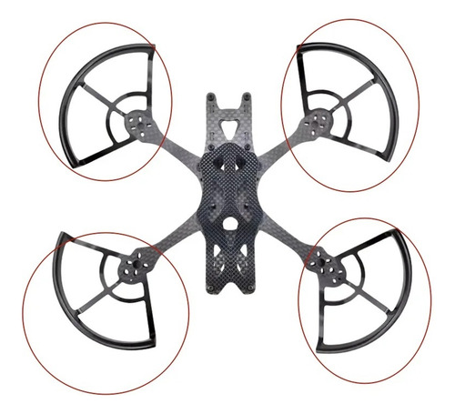 Protetores De Lâmina De Hélice Para Apex Fpv Rc Racing Drone