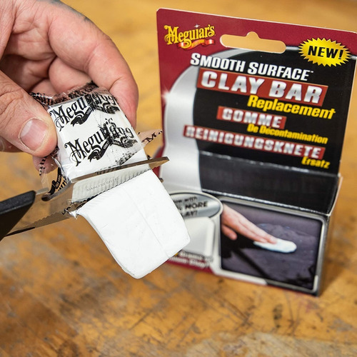Imagen 3 de 7 de Meguiars Clay Bar Arcilla Descontaminante Premium 50gr