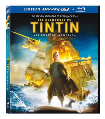 Blu-ray Tintim - Aventura Em 3d E 2d - Original E Lacrado
