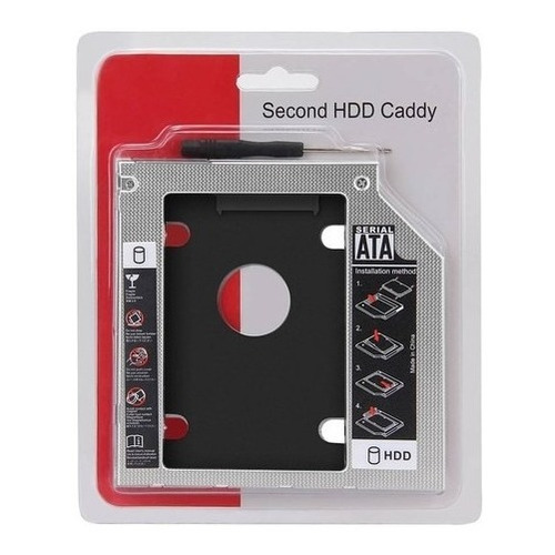 Adaptador Caddy Disco Duro 9.5 Mm/12.0mm Lector Notebook