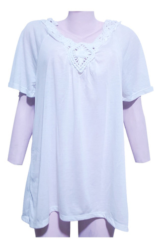 Polo Trapezoide Mujer Talla L White Stag