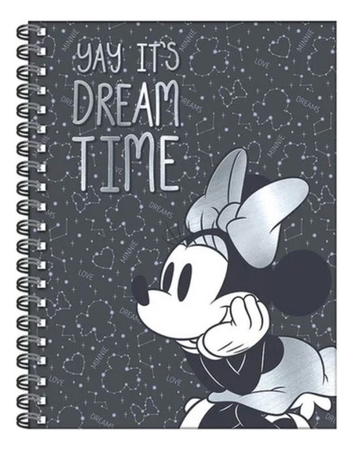 Cuaderno A5 16x21 Minnie Mouse Tapa Dura 80 Hojas Mooving 3