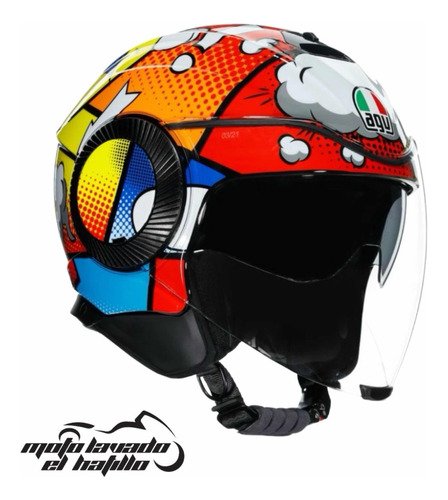 Casco Agv Modelo Orbyt Multi Spray.