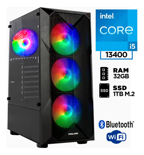 Cpu Intel Core I5 13400 32gb Ram 1tb Ssd, Wifi, Bluetooh