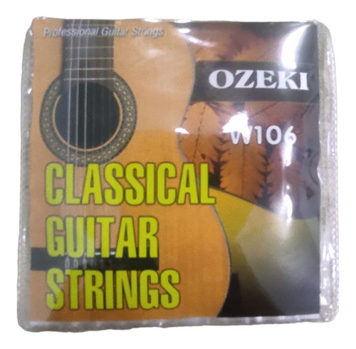 Encordado Ozeki W106-h Cuerdas Guitarra Acustica Citimusic