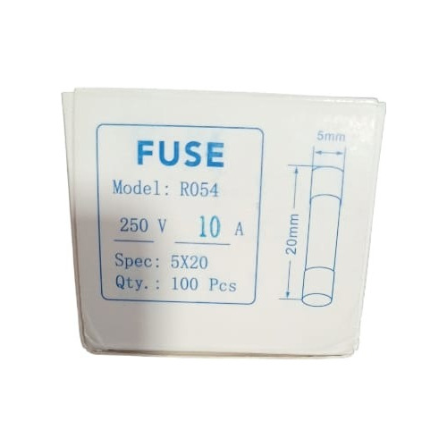 10x Fusible Ceramico 10a 250v