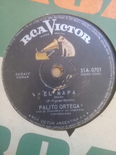 Palito Ortega El Mapa / No Quisiera Quererte Vinilo 7 