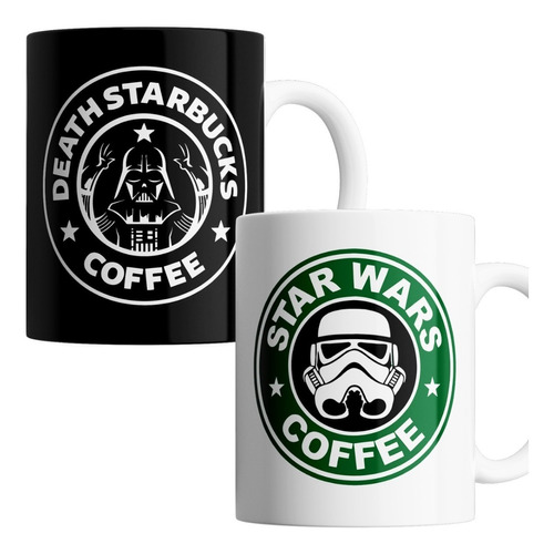  Juego De Tazas X 2 - Star Wars Coffee