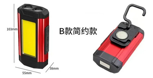 Linterna Led Portátil Multifuncional Cob Bright Usb