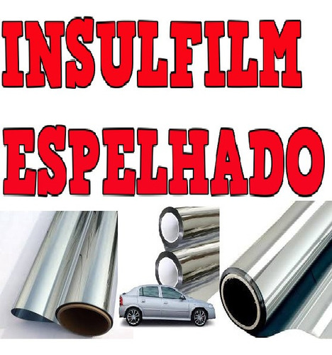 Pelicula Solar Insulfilm Smoke Invertido,5mx50cm,insulfilmes