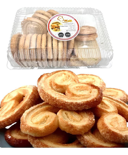 Palmeritas Dulces Artesanales Xxl 10 Unidades 600grs